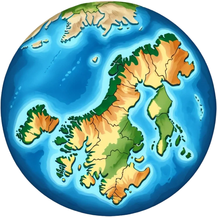 Finland geography map emoji