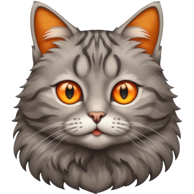 grey tabby cat emoji