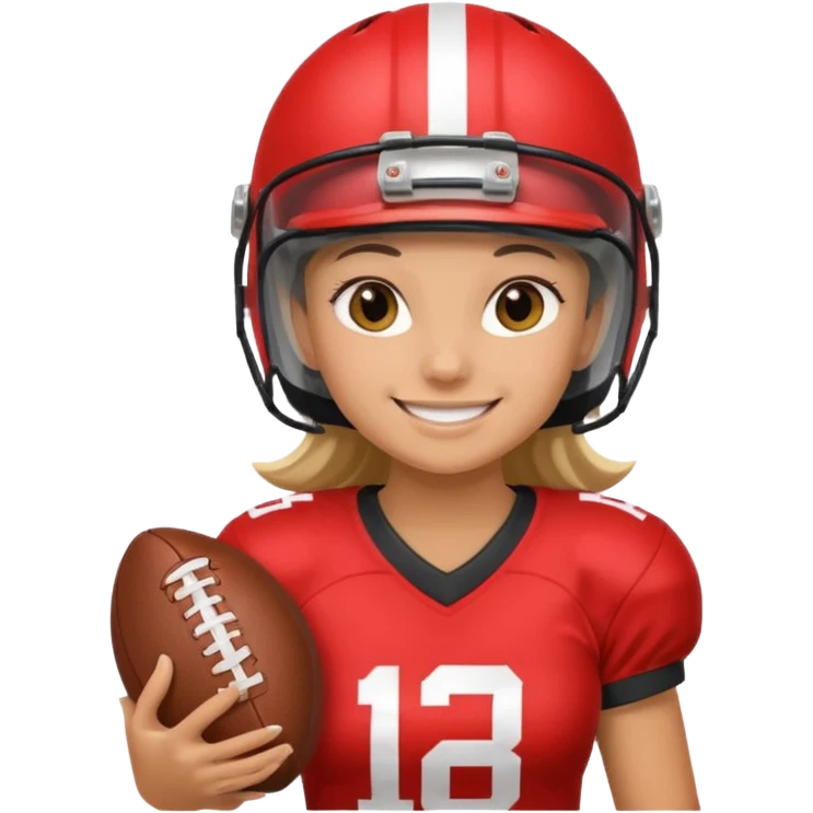 Football Players, Female player emoji