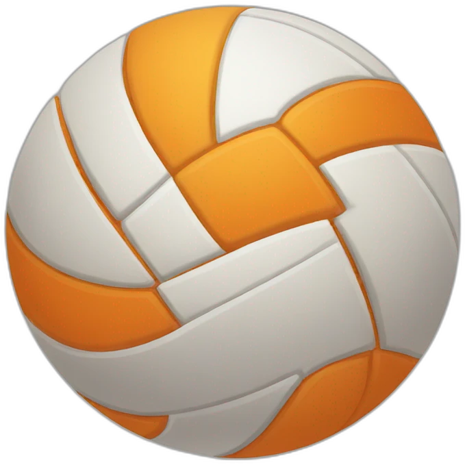orange volley ball emoji