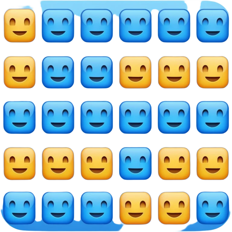 make it solid color emoji