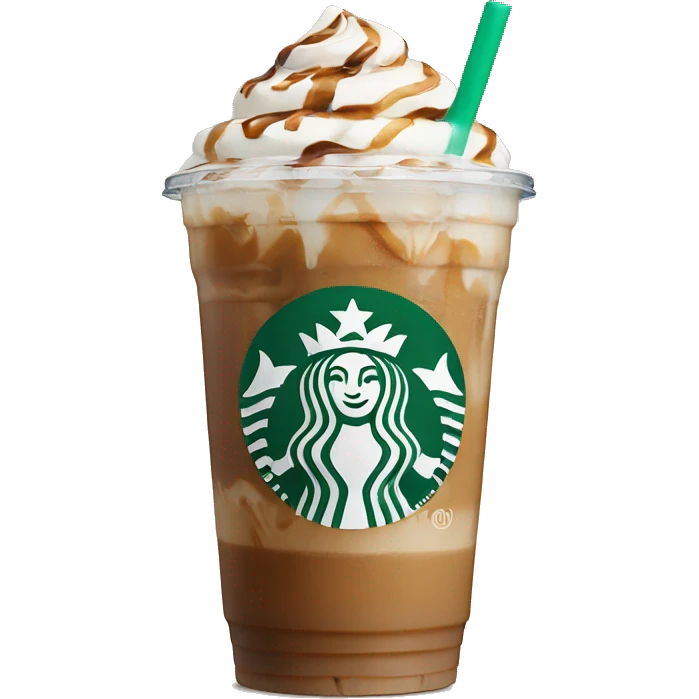 Starbucks Iced latte  emoji