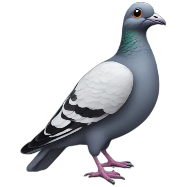 programming pigeon emoji