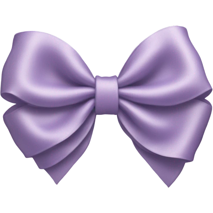 lavender bow emoji