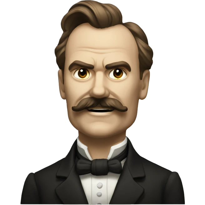 nietzsche happy emoji