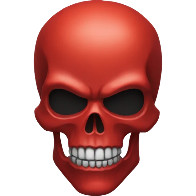 red skull emoji