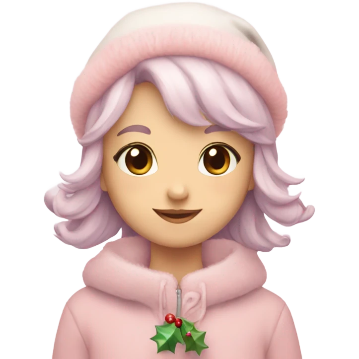 Christmas cute pastel colors emoji