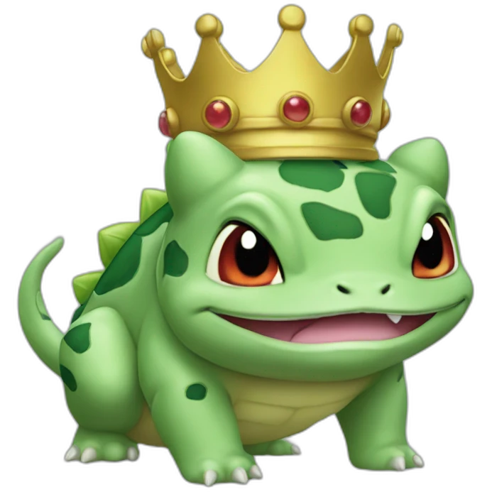 king bulbasaur emoji