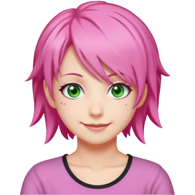 Mitsuri Kanroji, ultra détaillé, sourire narquois, mitsuri Kanroji hairstyle  emoji