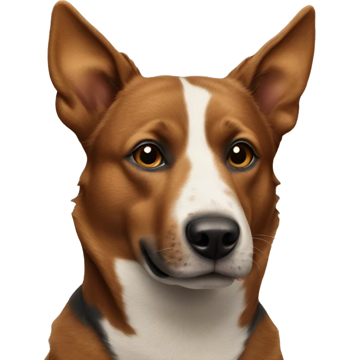 Brown cattle dog emoji