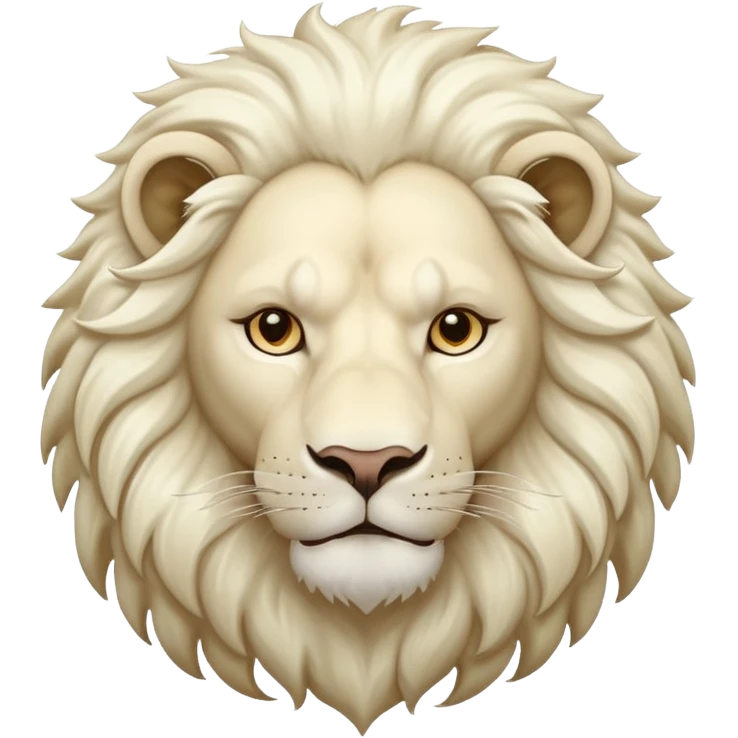 Lion blanc emoji