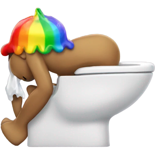 vomiting the rainbow emoji
