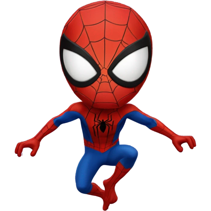 Surfing spider-man emoji