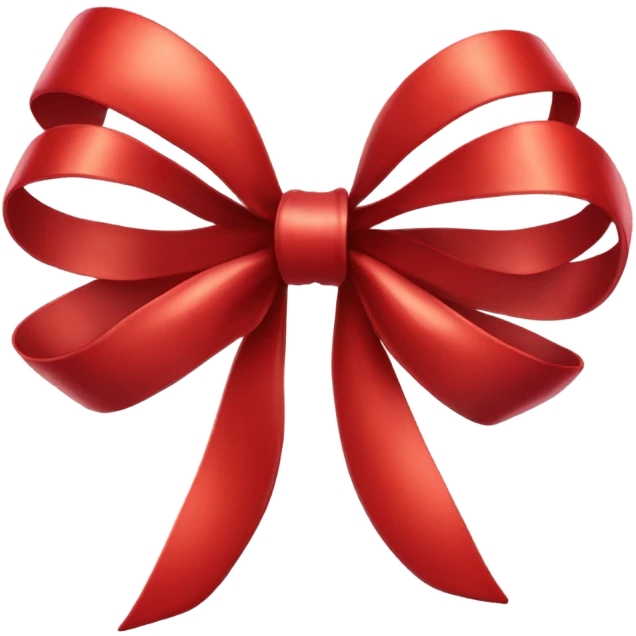 Red bow emoji