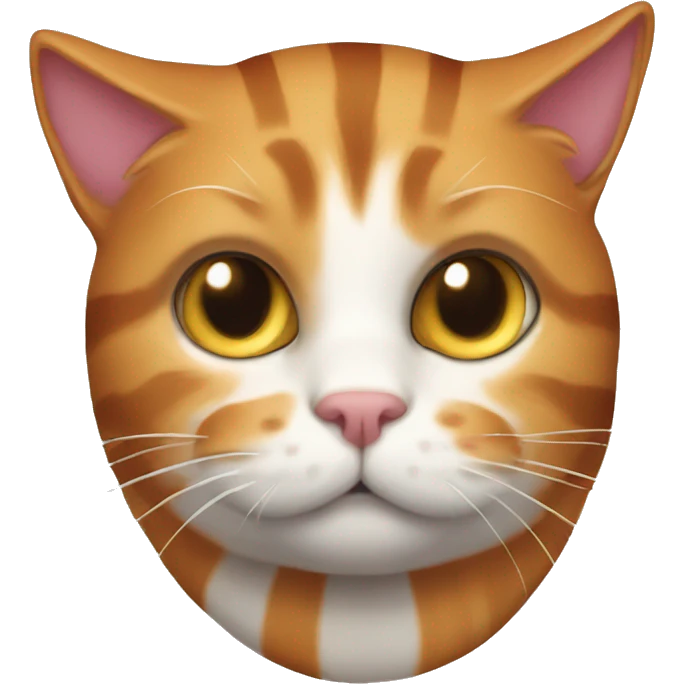 striped ginger cat emoji