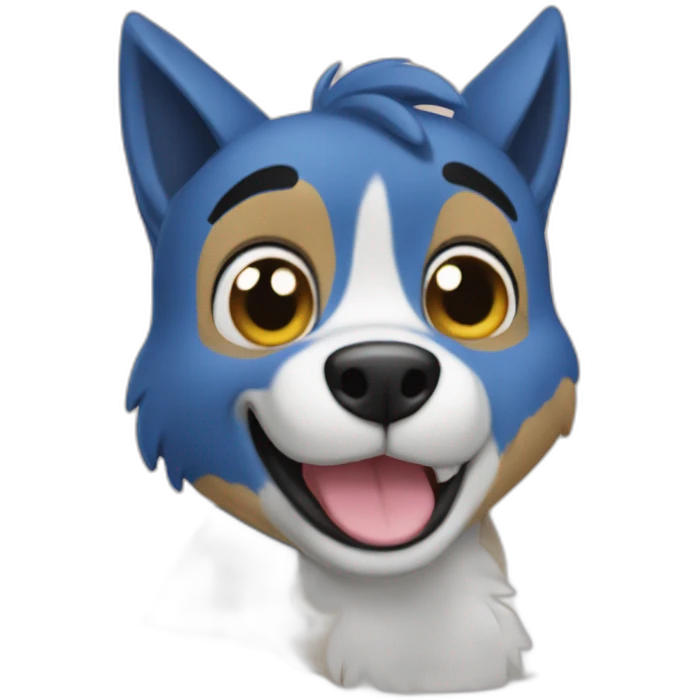 Bluey y bingo emoji
