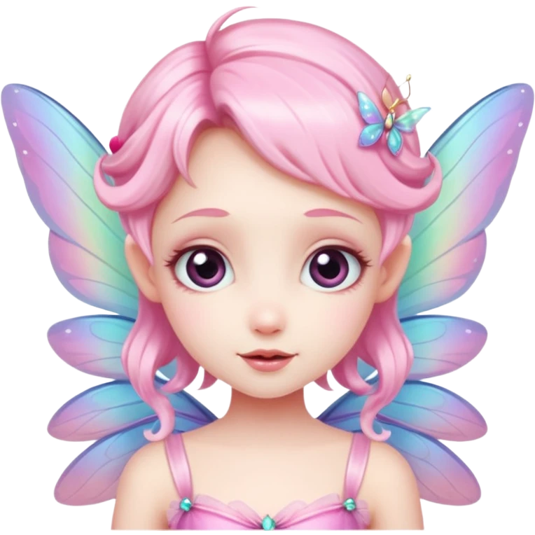 little pink fairy emoji