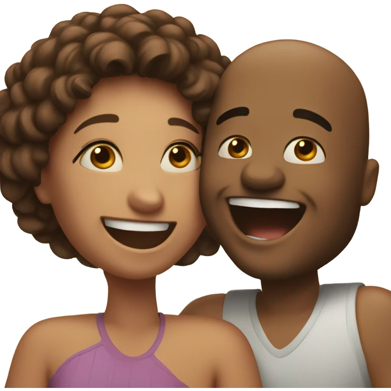 A couple enjoying the day emoji