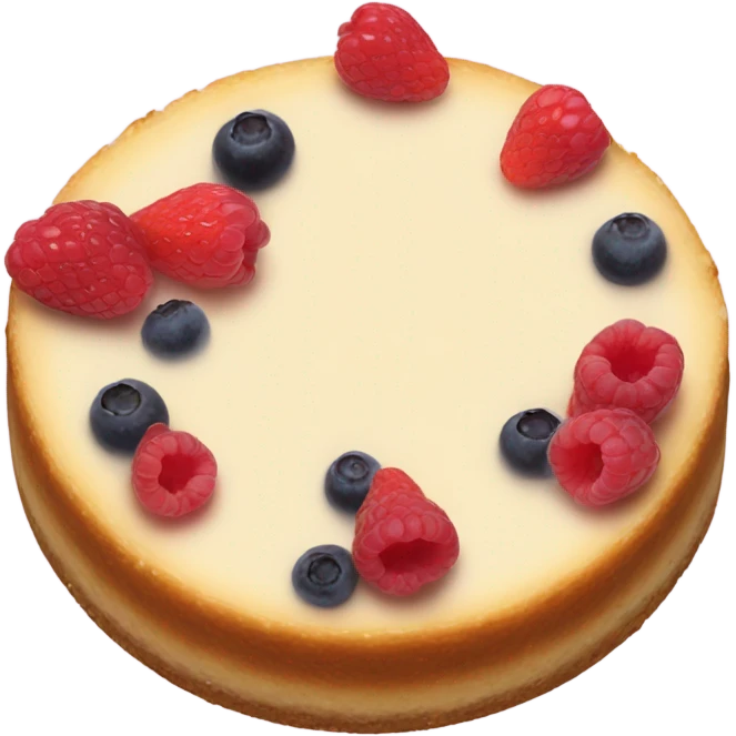 Realistic berry cheesecake  emoji