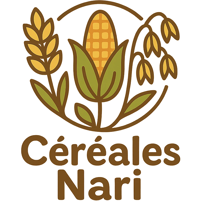  logo pour un magasin de céréales !! Du nom de "céréales nari " emoji