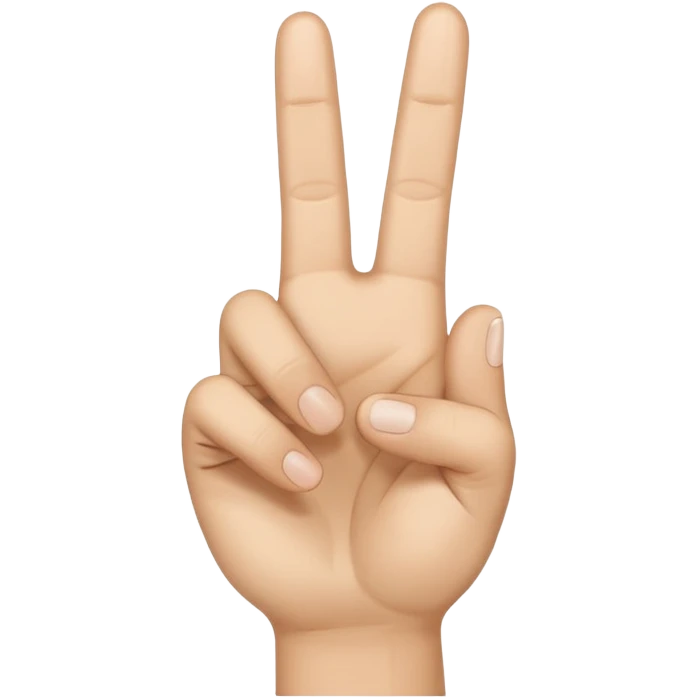 3 finger peace sign emoji