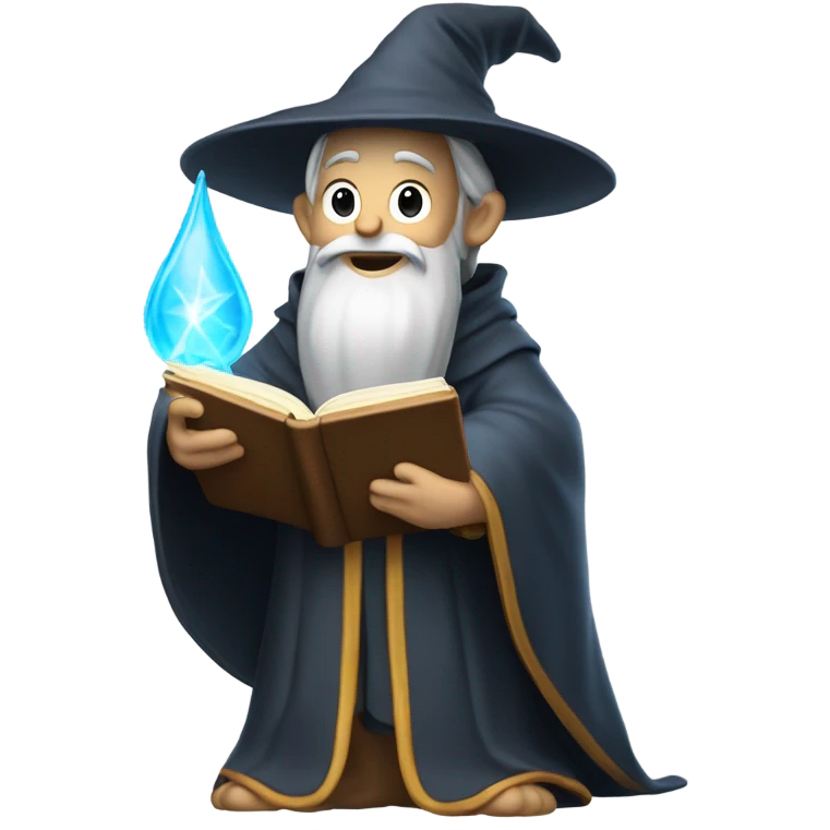 wizard holding database emoji