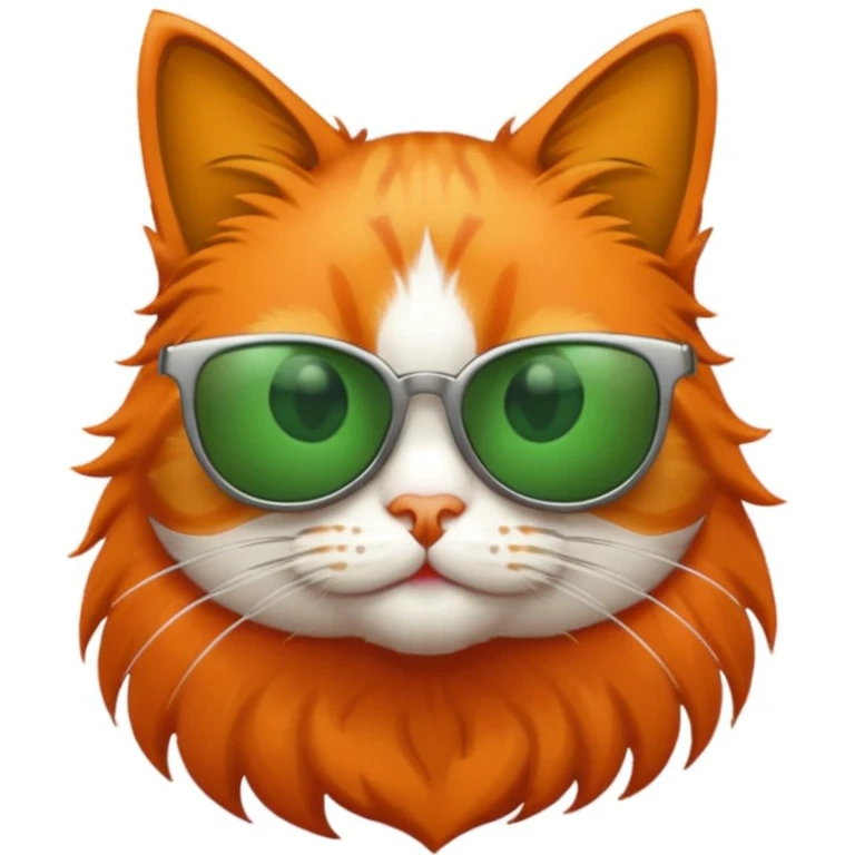 Cat wearing sunglasses emoji