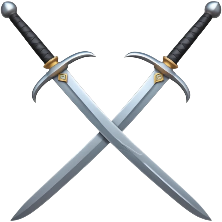 crossed swords sharp emoji