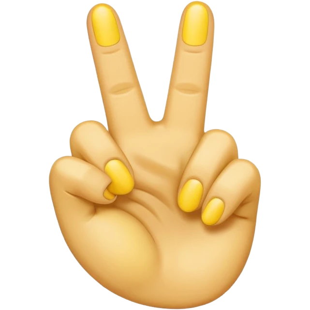A emoji showing middle finger emoji