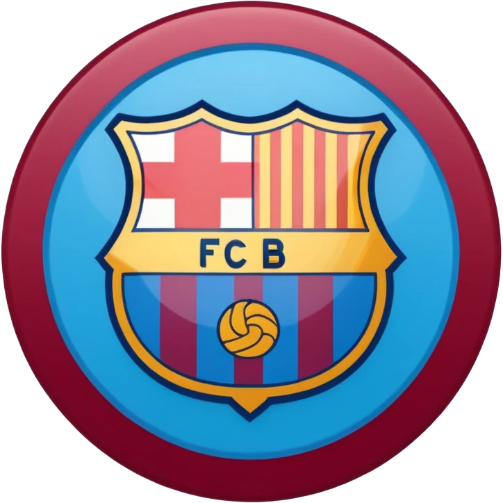 Barcelona club logo emoji