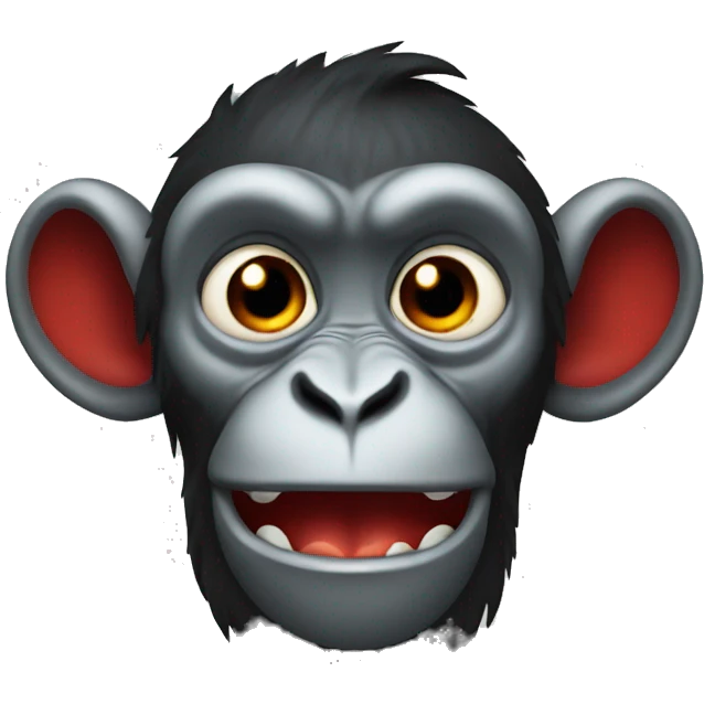 Monkey with devil horns  emoji