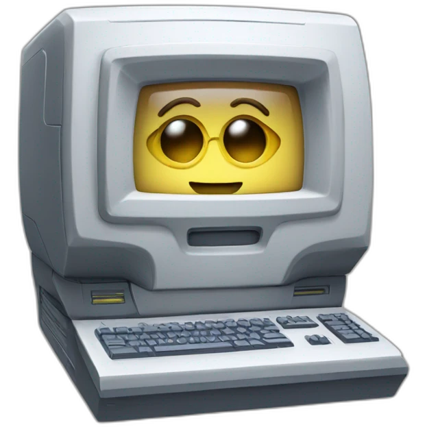 Sci-fi computer emoji