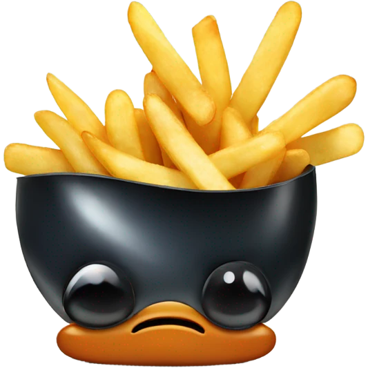Mussels with fries  emoji