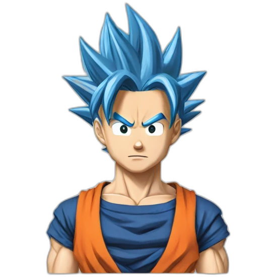 goku ss blue emoji
