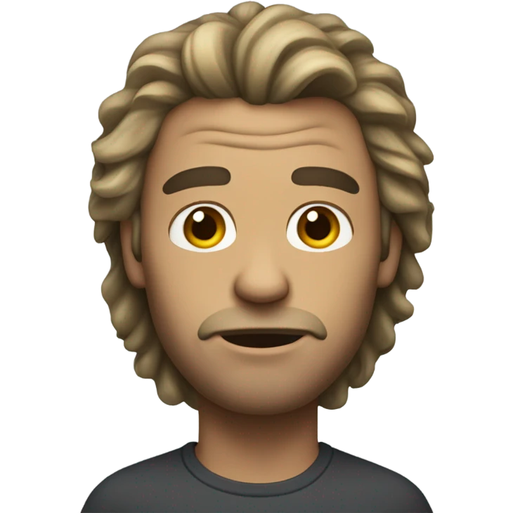 Ugly man ￼ emoji