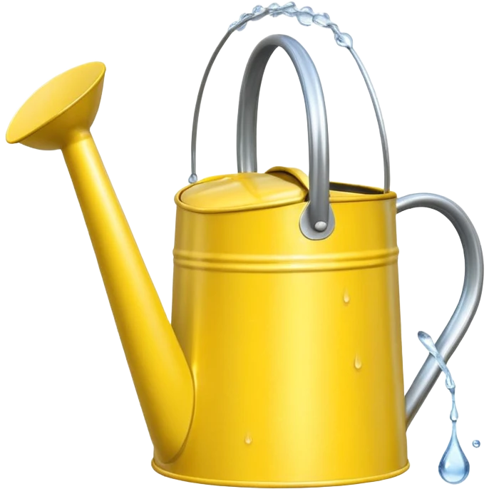 Yellow garden watering can emoji