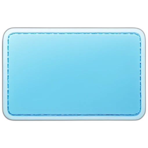 rectangular-horizontal-id-card-icon-light-blue emoji