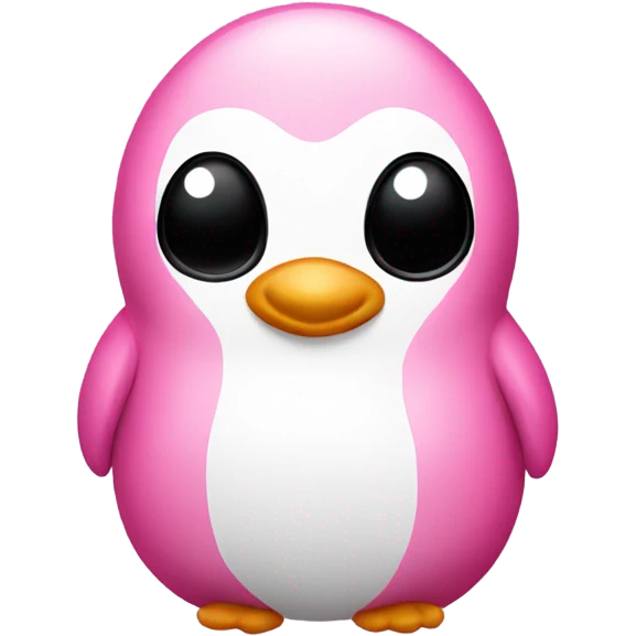 pink pingouin emoji