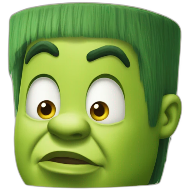 shrek-poker-face emoji