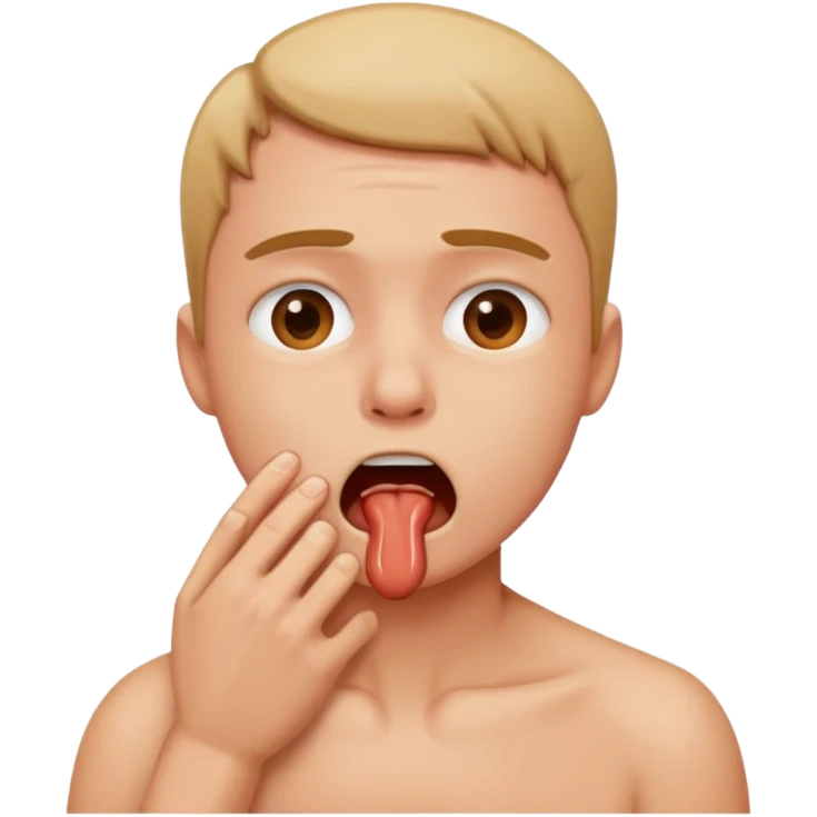 Choking yourself  emoji