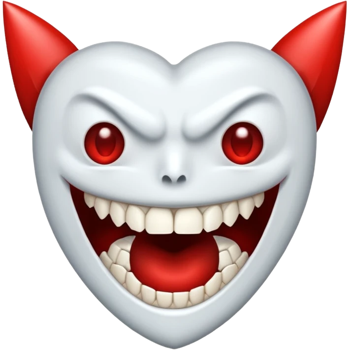 Vampire teeth emoji