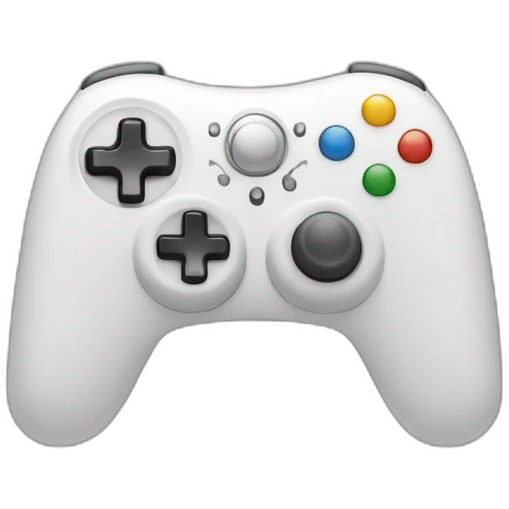 white gamepad emoji