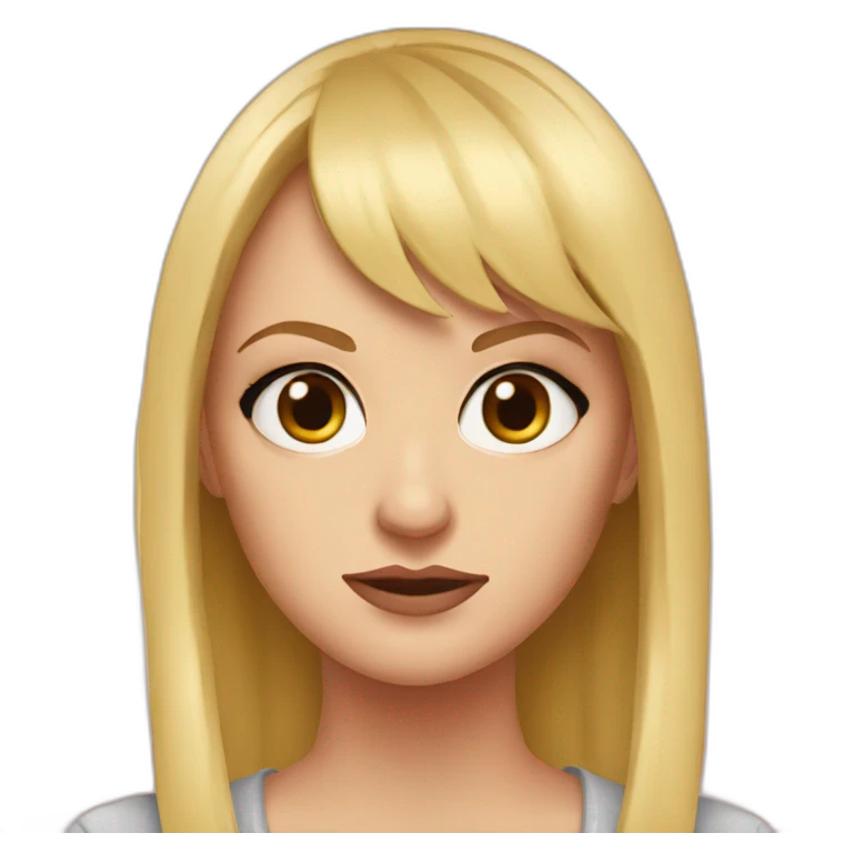 anna faris serious emoji