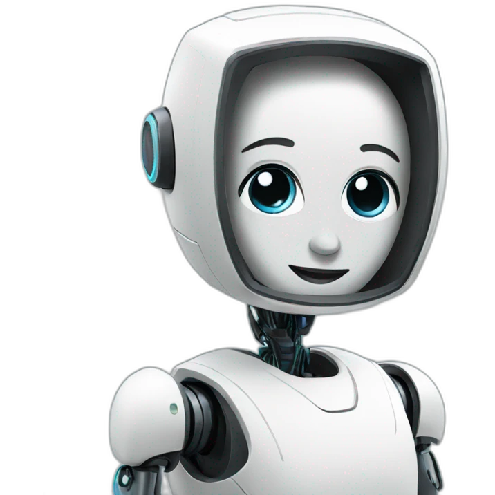 Ai robot assistant emoji