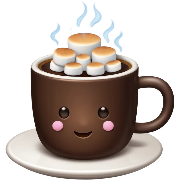 un cafe con malbabiscos emoji