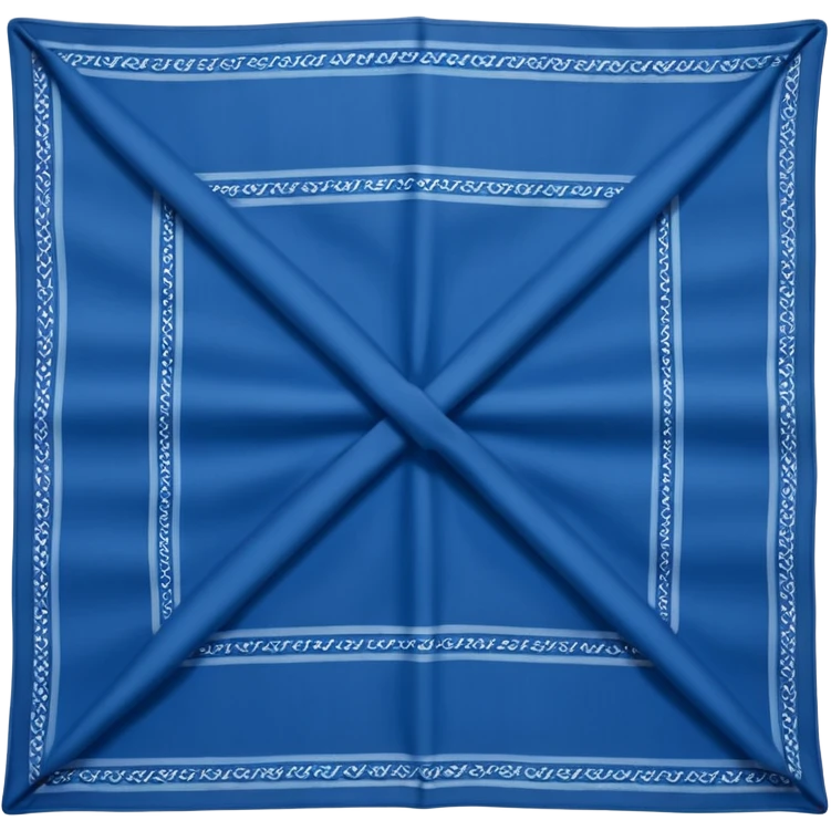 Blue bandana  emoji