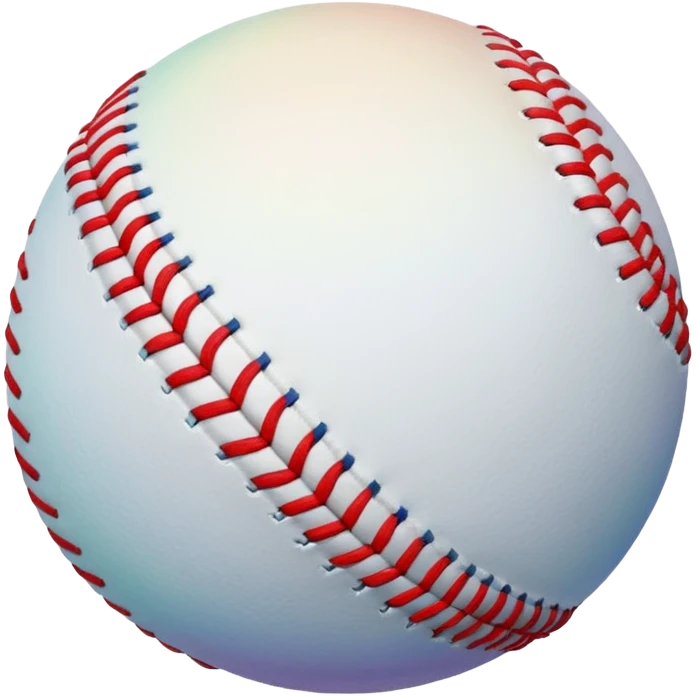 Rainbow baseball emoji