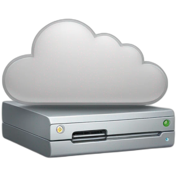 cloud harddrive emoji