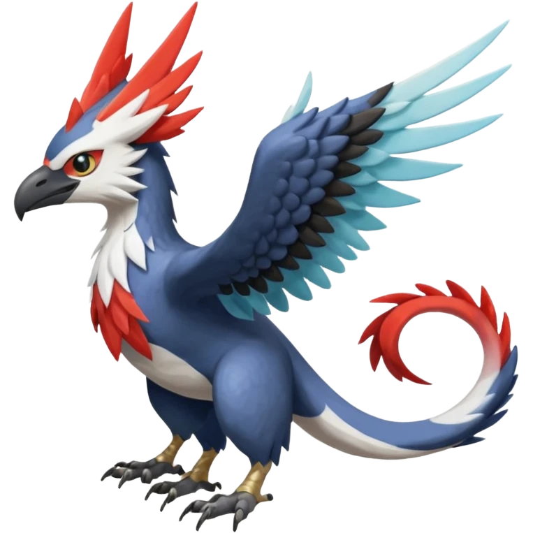 Trico-Gryphon-Latias-Nargacuga-Silvally-fusion-creature (full body) emoji