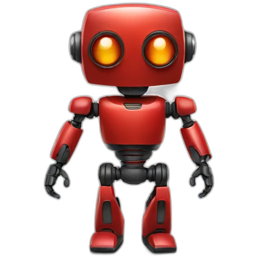 cute red robot emoji